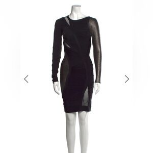 Elegant Black and Silver Women's Dress